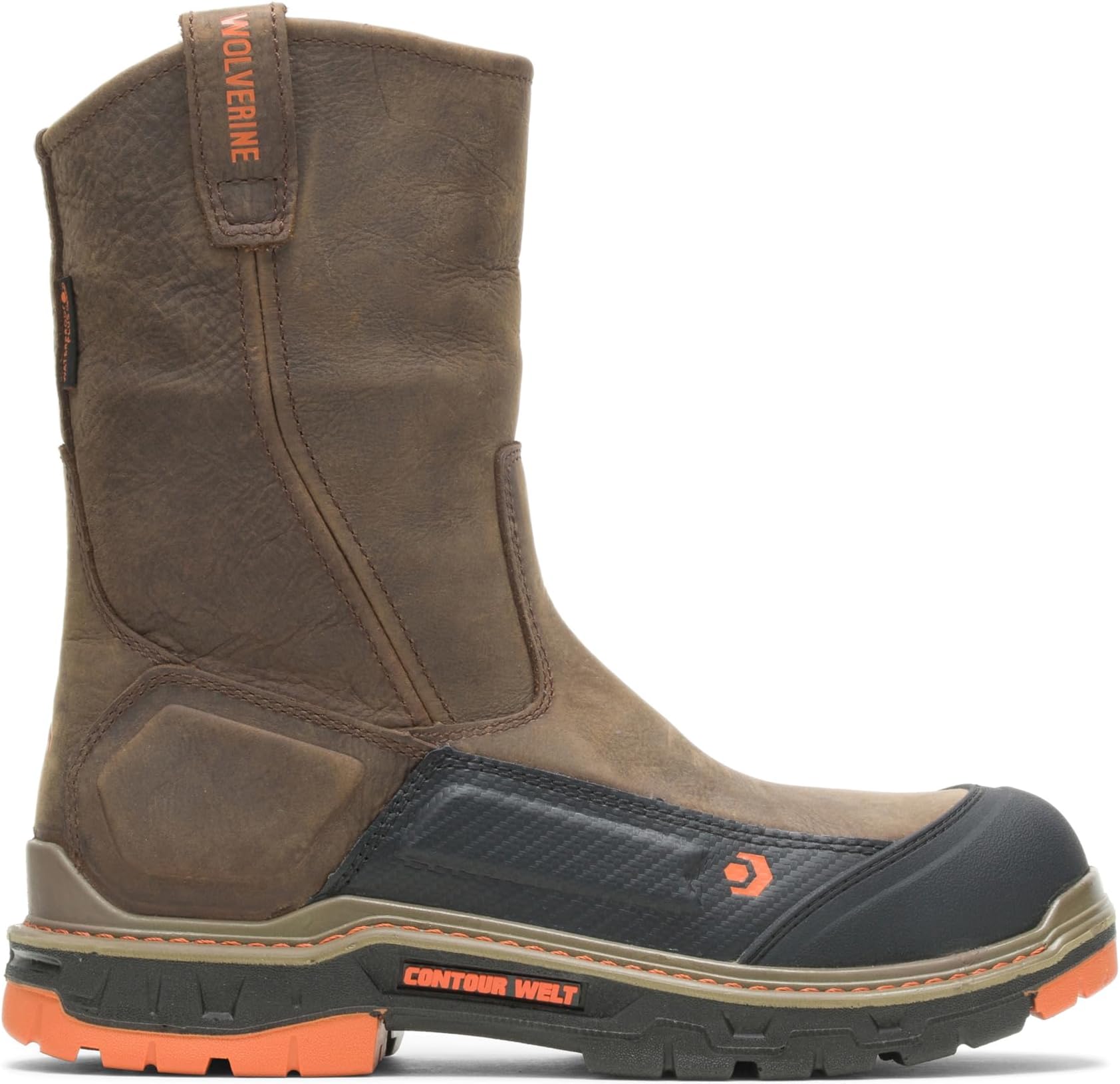 WOLVERINE Men's Overpass 10" Composite-Toe Wellington Boot