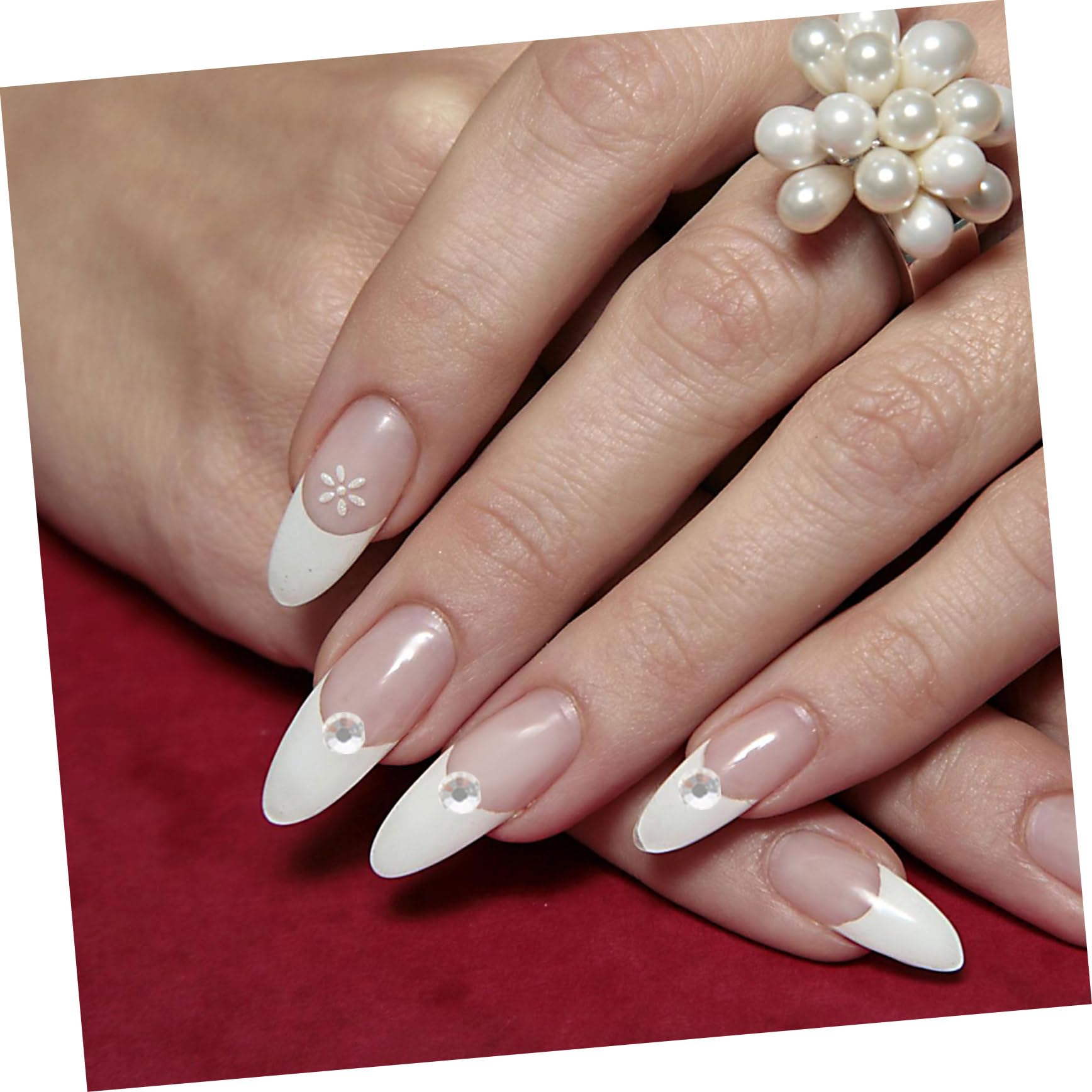 4 Set Decorazioni Per Unghie Con Accessori Per Nail Art Diy Per Unghie Naturali E Falsi Per Creazioni E Te 2 Scatole*4