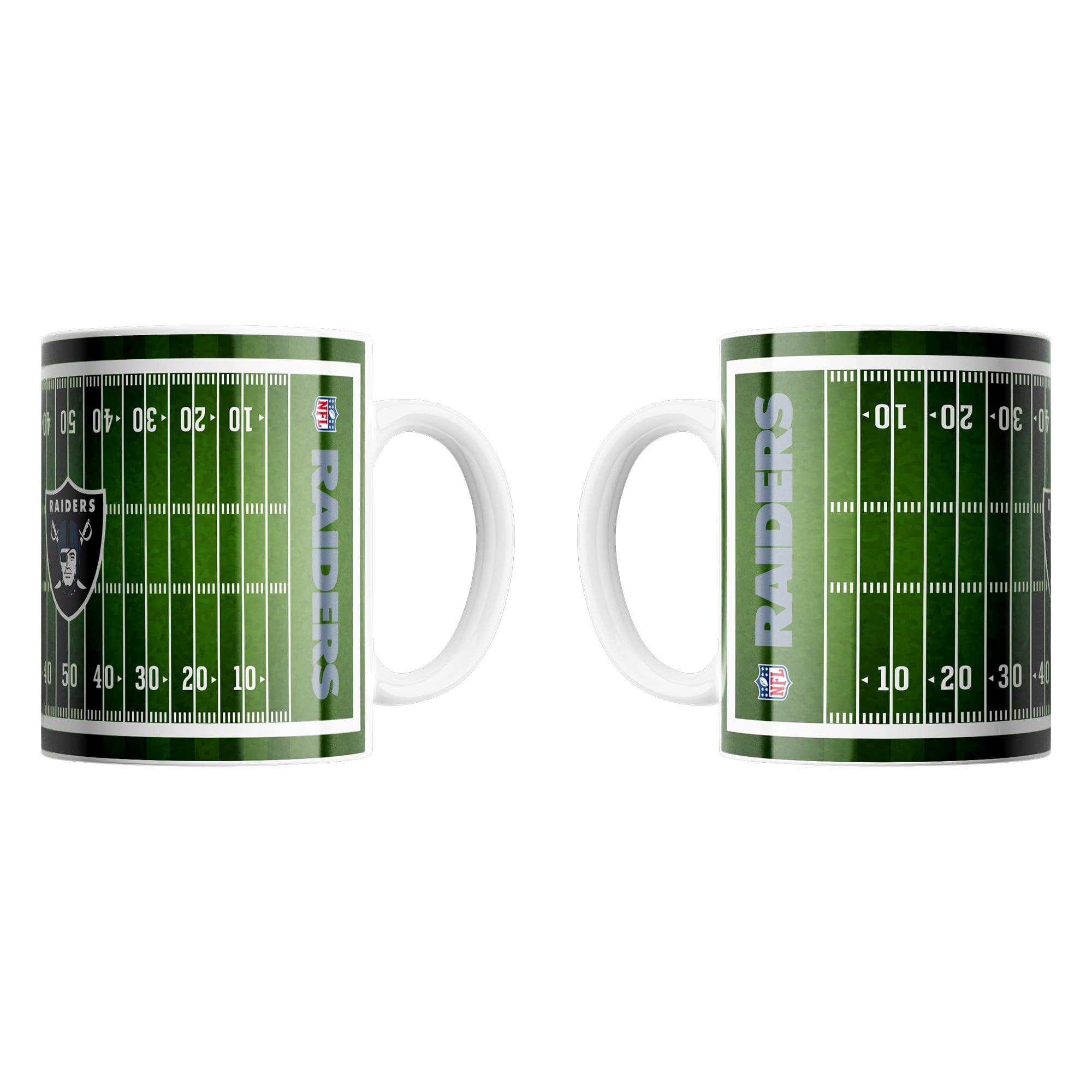 Taza Chopp Nfl Los Angeles Raiders De Acero Inoxidable Con Forma De Barril De 500 Ml