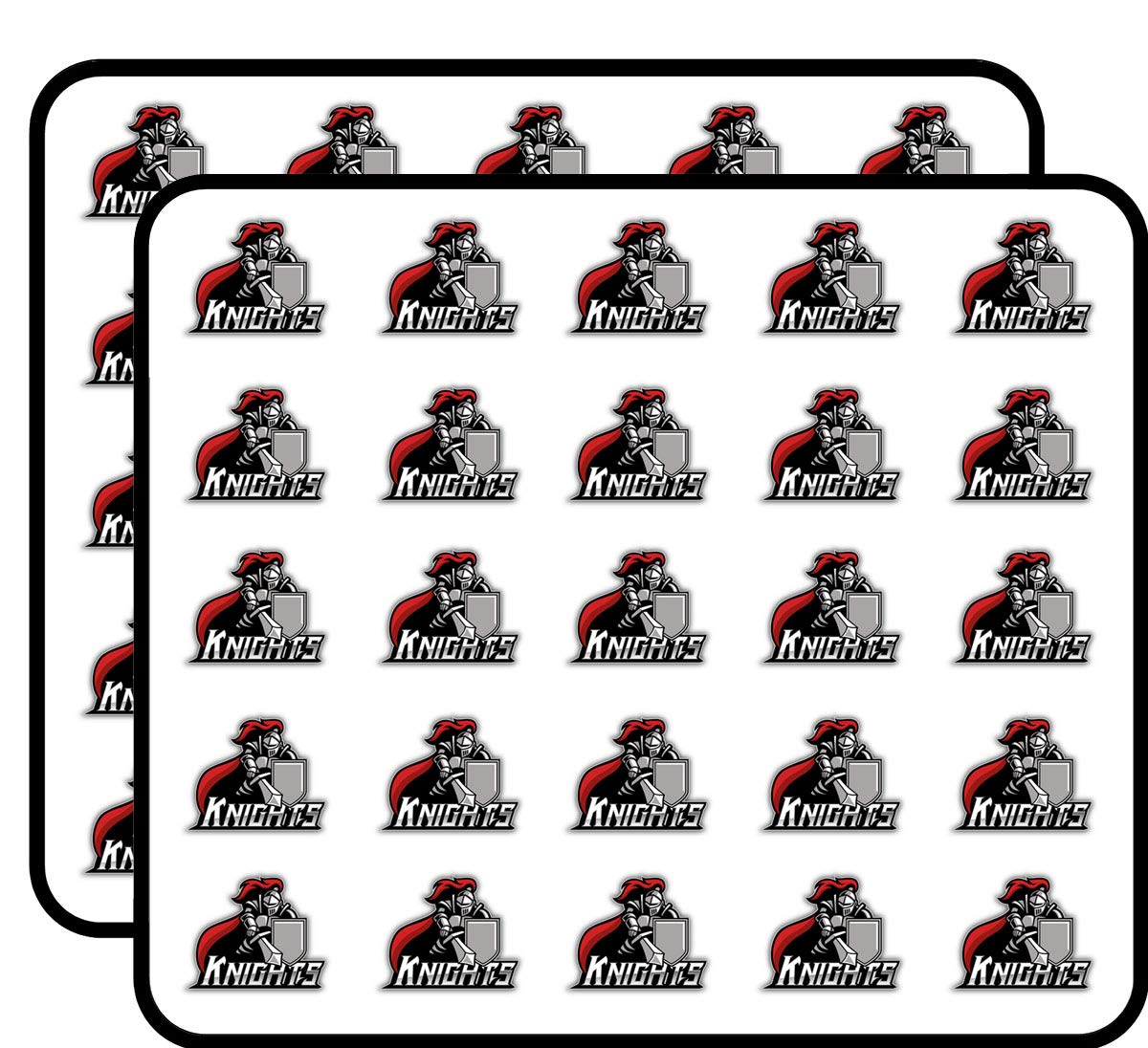 Knights Emblem Decorative Scrapbooking Sticker Waterproof Vinyl Stickers for Water Bottle, Laptop & Phone Case – 50 Pack