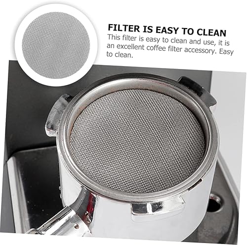 Miniatura 6 de 5 unids cafetera filtro espresso molido cafeterías expresso colador de metal expresso café expresso pedidos anteriores café portafiltro pantalla de