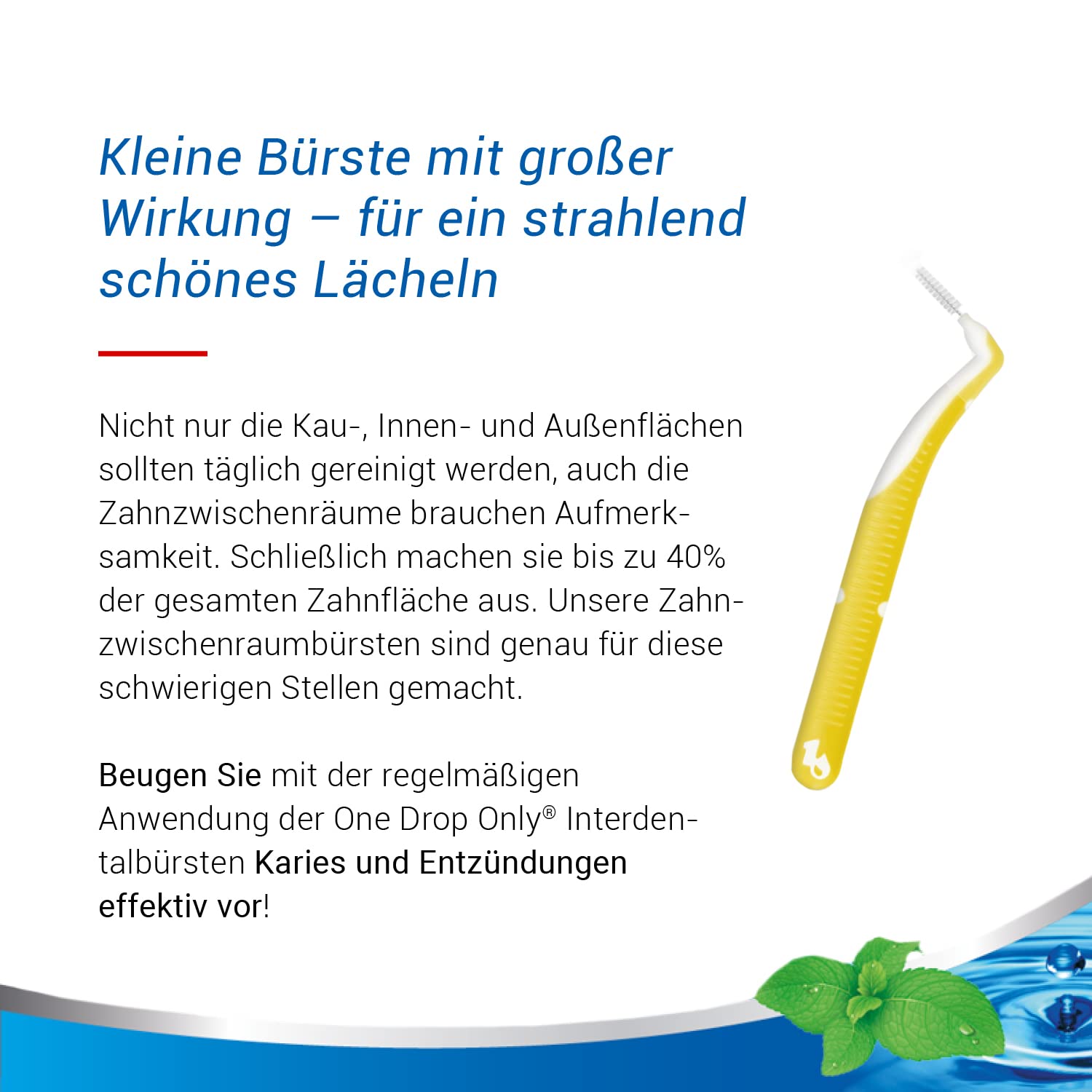 One Drop Only® - 3 x 8'li Blister İnterdental Fırça 0,7 mm (L) + 2 Diş Arası Fırçası ÜCRETSİZ/İnterdental Fırça & Ara Diş Temizleme Fırçası / Diş Fırçaları ile En İyi Ağız Hijyeni