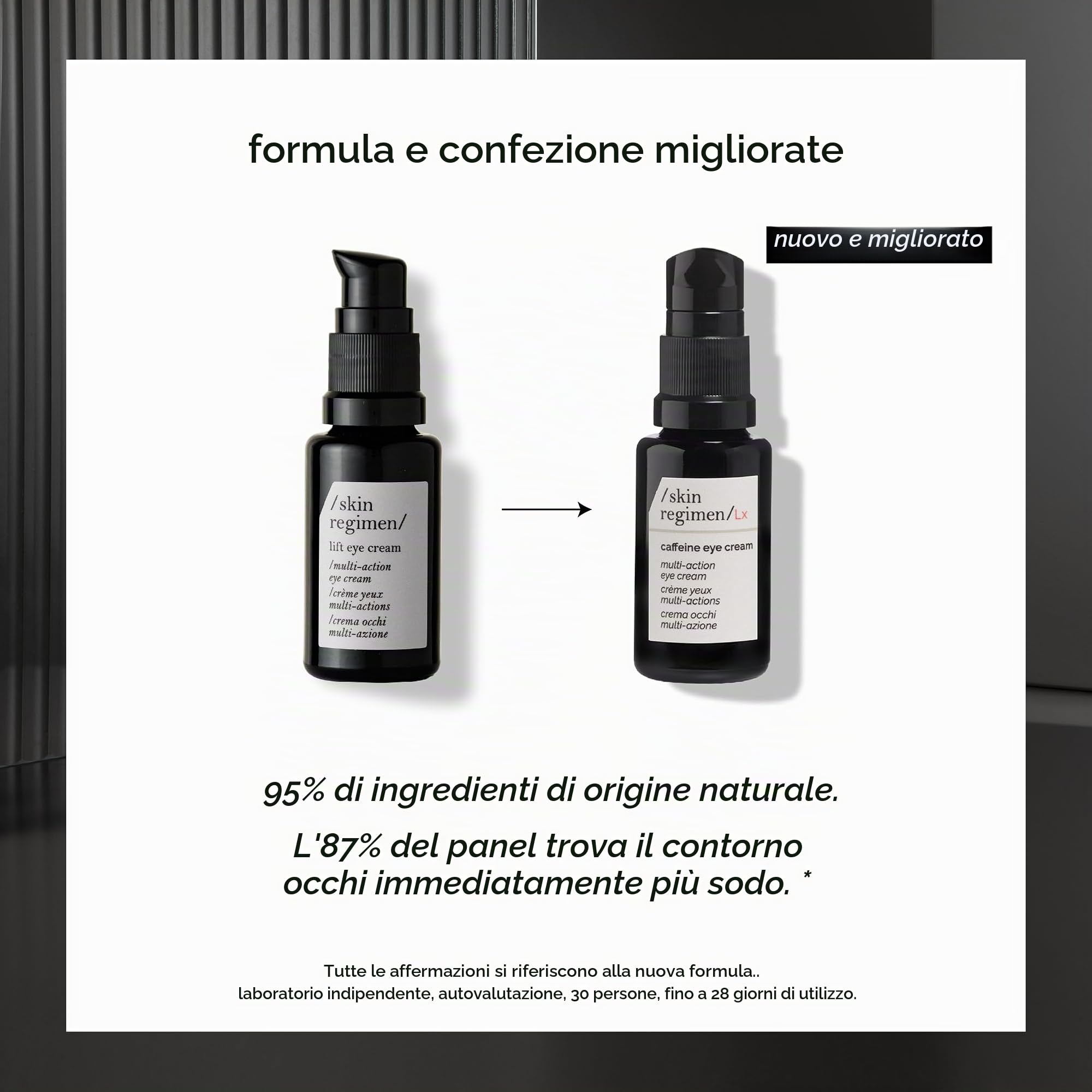 Skin Regimen LX caffeine eye cream 15ml