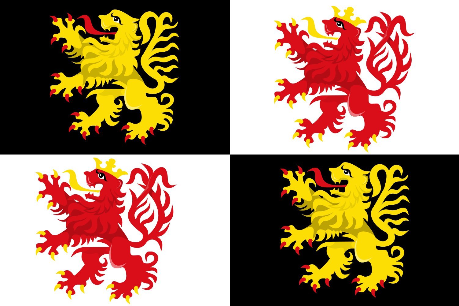 Drapeau paysage Nijlen vlag grand format gemeentevlag pavillon extérieur