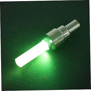 Parliky 4 Peças Acessórios Brilhantes Para Luzes De Válvula De Bicicleta De Carro Luzes De Roda LED Para Carros Acessórios De Brilho De Carro Luzes De Válvula De Roda Válvula De Bicicleta