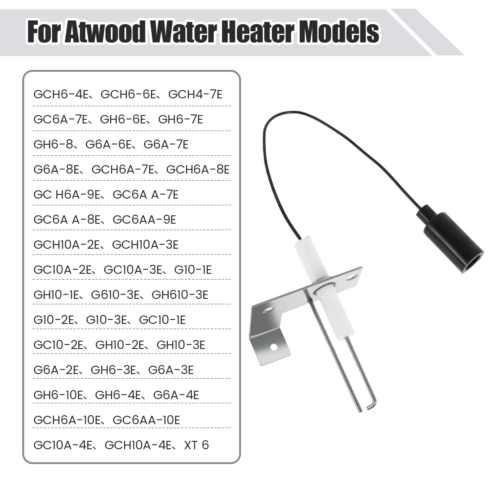 2PCS 93868 WATER Heater Ignitor Electrode RV Water Heater Replacement - View #9