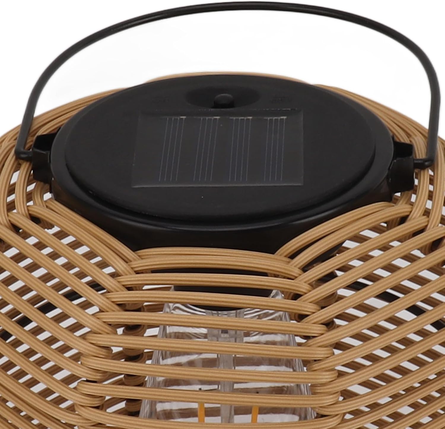 Solar Lantern Outdoor Water Proof Hanging Rattan Solar Lights, Water Proof Decorative Rattan Lantern for Table Patio Garden Yard Porch
