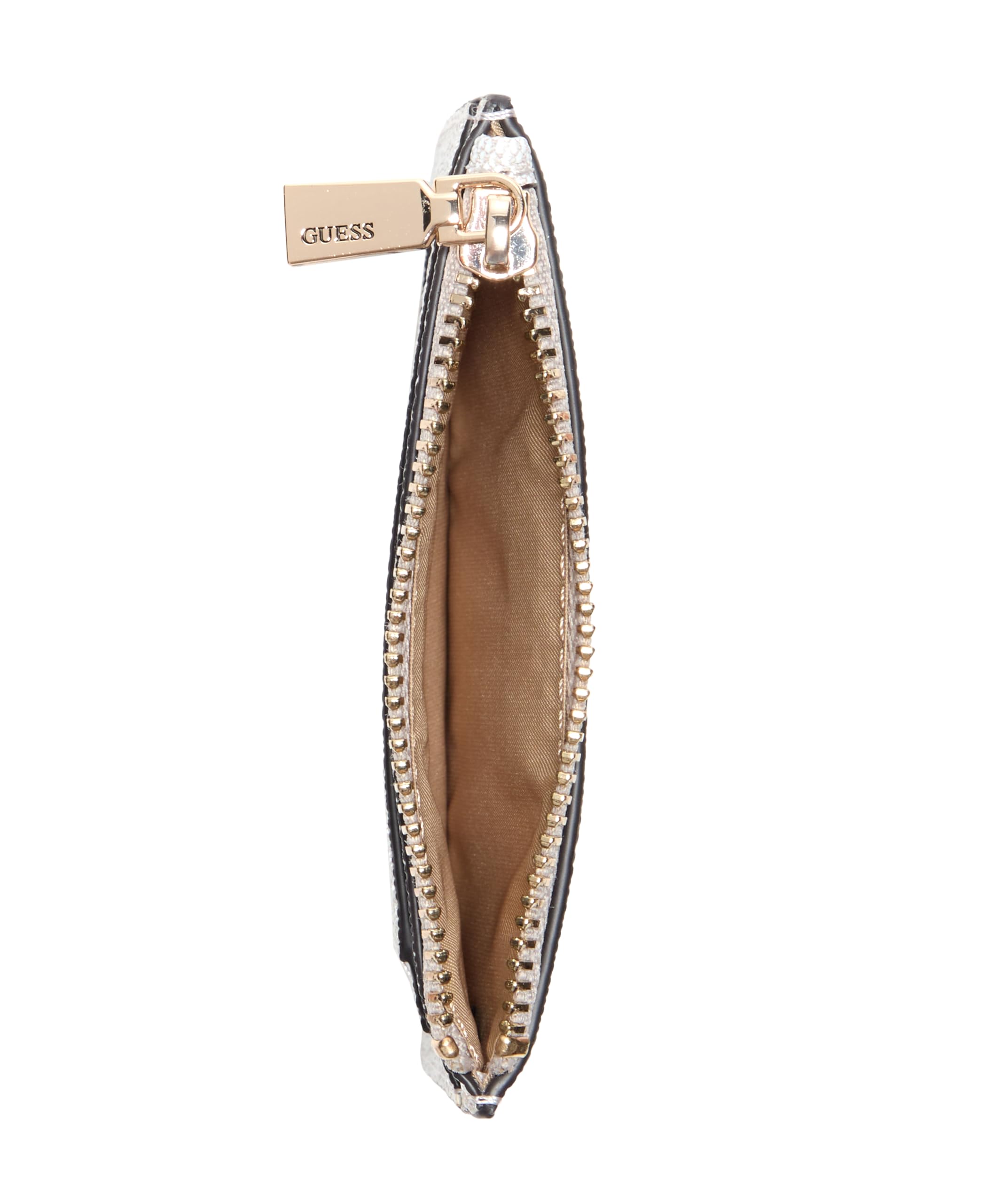 GUESS Tarjetero Laurel II SLG Card Case Latte Logo Beige