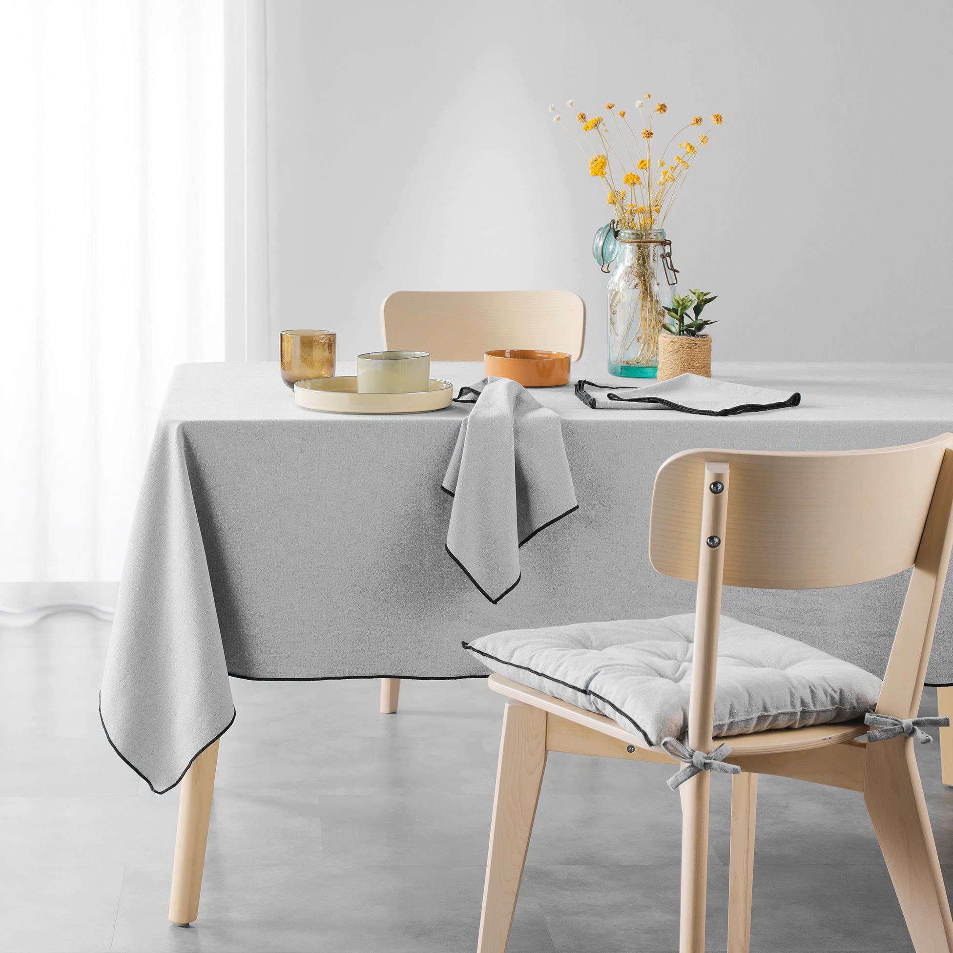 Douceur D'Intérieur Assise Matelassée (40 X 40 Cm) Mistral Lilas, Coton