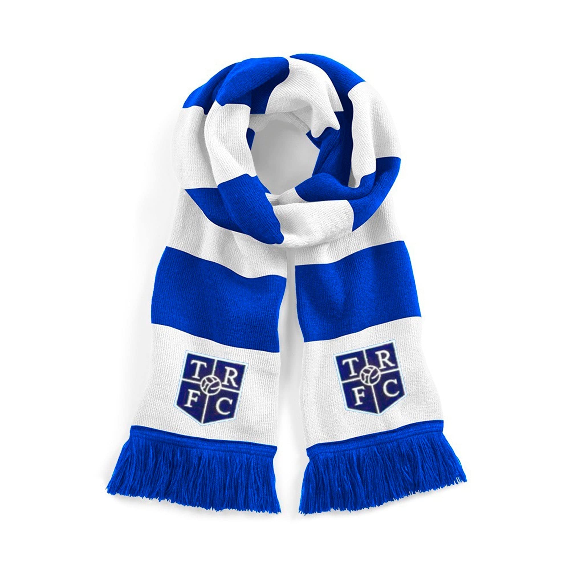Tranmere Retro Traditional Football Scarf Embroidered Logo