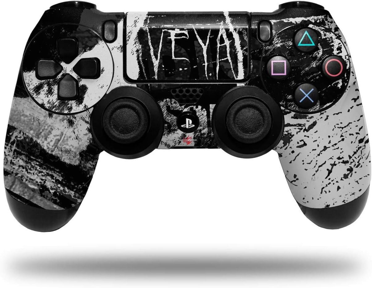 WraptorSkinz Skin compatible with Sony PS4 Dualshock Controller PlayStation 4 Original Slim and Pro Urban Skull (CONTROLLER NOT INCLUDED)