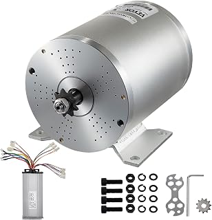 VEVOR Brushless Motor Kit,2000W 48V 42A 4300RPM High Speed Electric Scooter Motor,with Mounting Bracket,Speed Controller Bicycle Motorcycle Mid Drive Motor