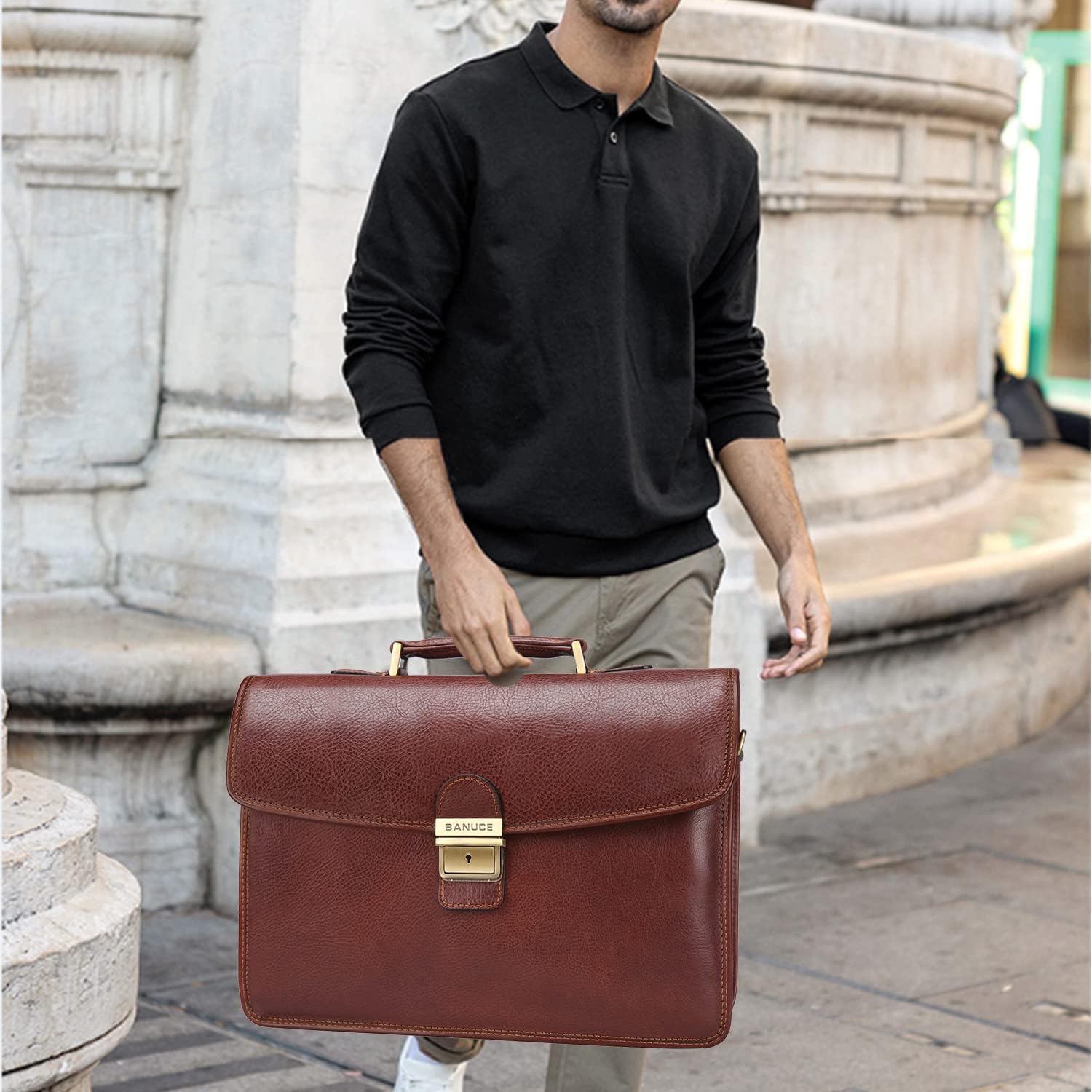 men's business bag leather