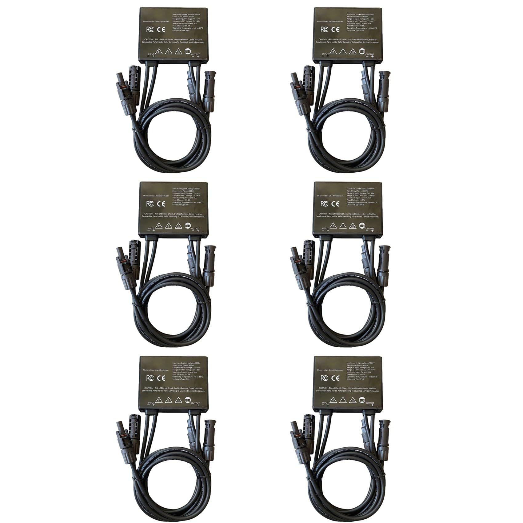 Jnchdghwa Black 6X 600W Mppt Power Optimizer Solar Pv Optimization Boosting Module To Solve The Power Drop Caused By Occlusion
