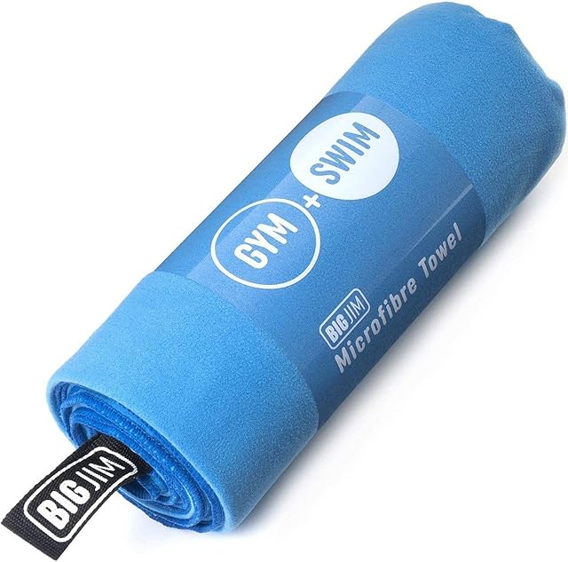 Big Jim Microfibre Towel, Extra Large XL, Quick Fast Drying. Gym, Swimming Sport Towel, Beach, Travel, Camping Towel, Yoga, Pilates, Bath, Shower Towel. Super Absorbent, Compact, Thin, Lightweight