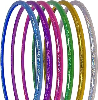hoopomania Hula Hoop de Circo, Colores Glitter, Ø70/75/80/85/90cm