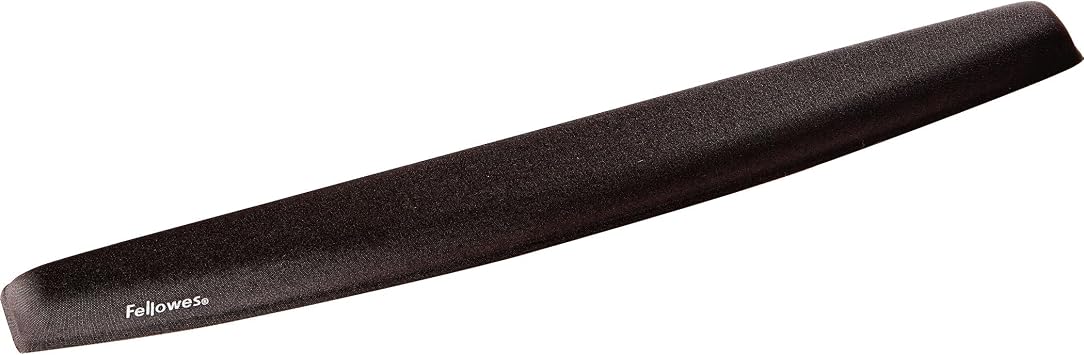Fellowes Memory Foam Keyboard Wrist Rest - Black 9178201