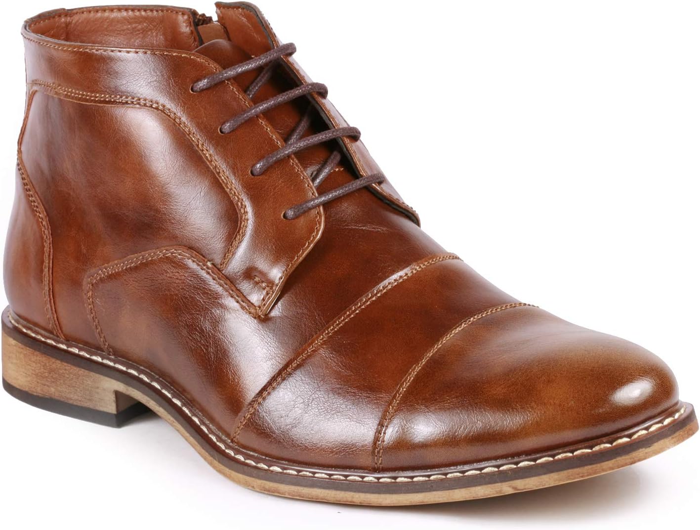 Metrocharm MC147 Men's Cap Toe Formal Dress Casual Oxford Ankle Boot