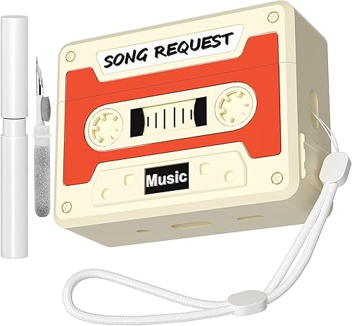 CMGOE Funda de cinta de casete para AirPods Pro de 2 generación, mira hacia atrás pasado, disfruta del futuro, resistente a los golpes, lavable, a disponible en Yaxa Venezuela