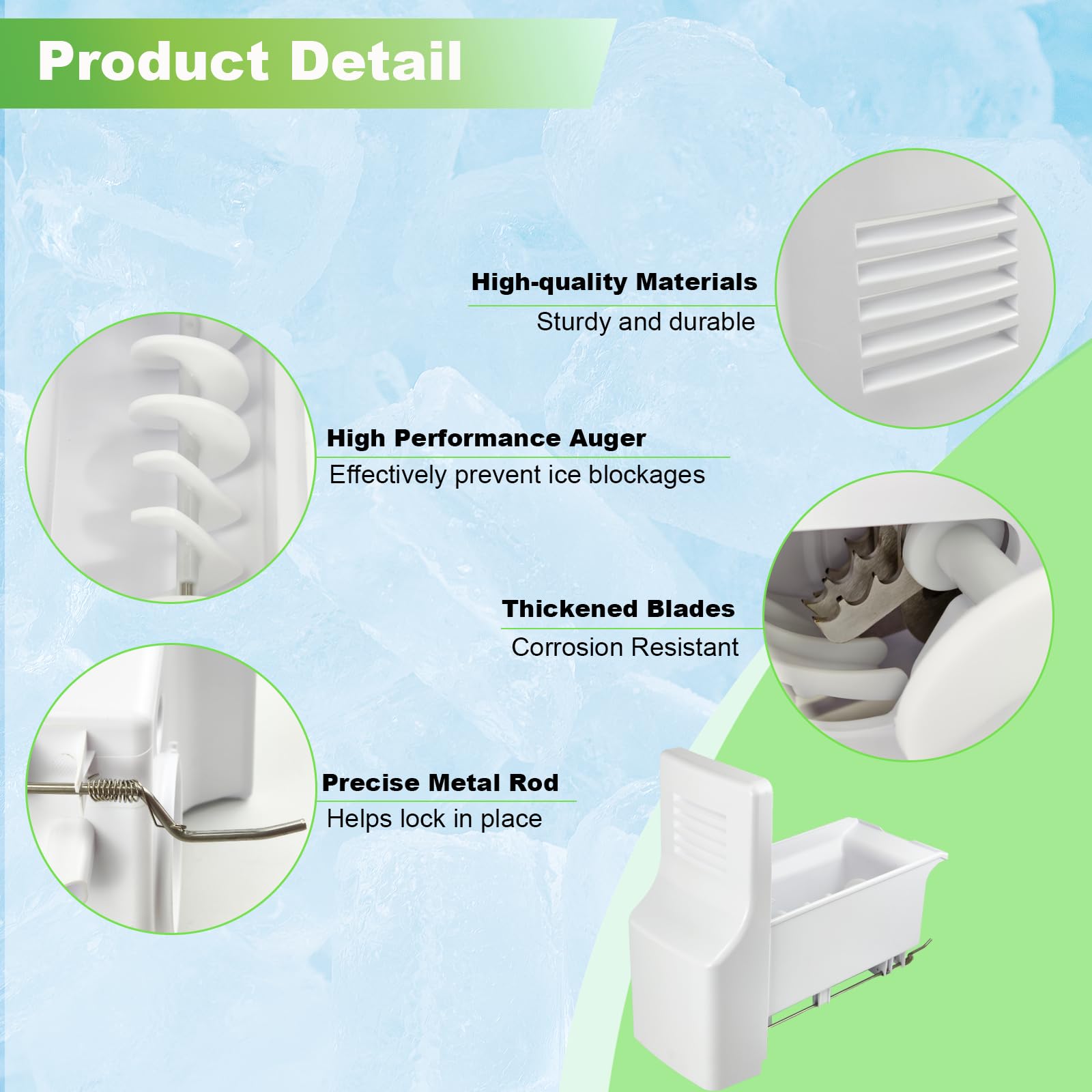 Amazon.com: HLZDS DA97-08223D Ice Bucket Assembly Compatible with