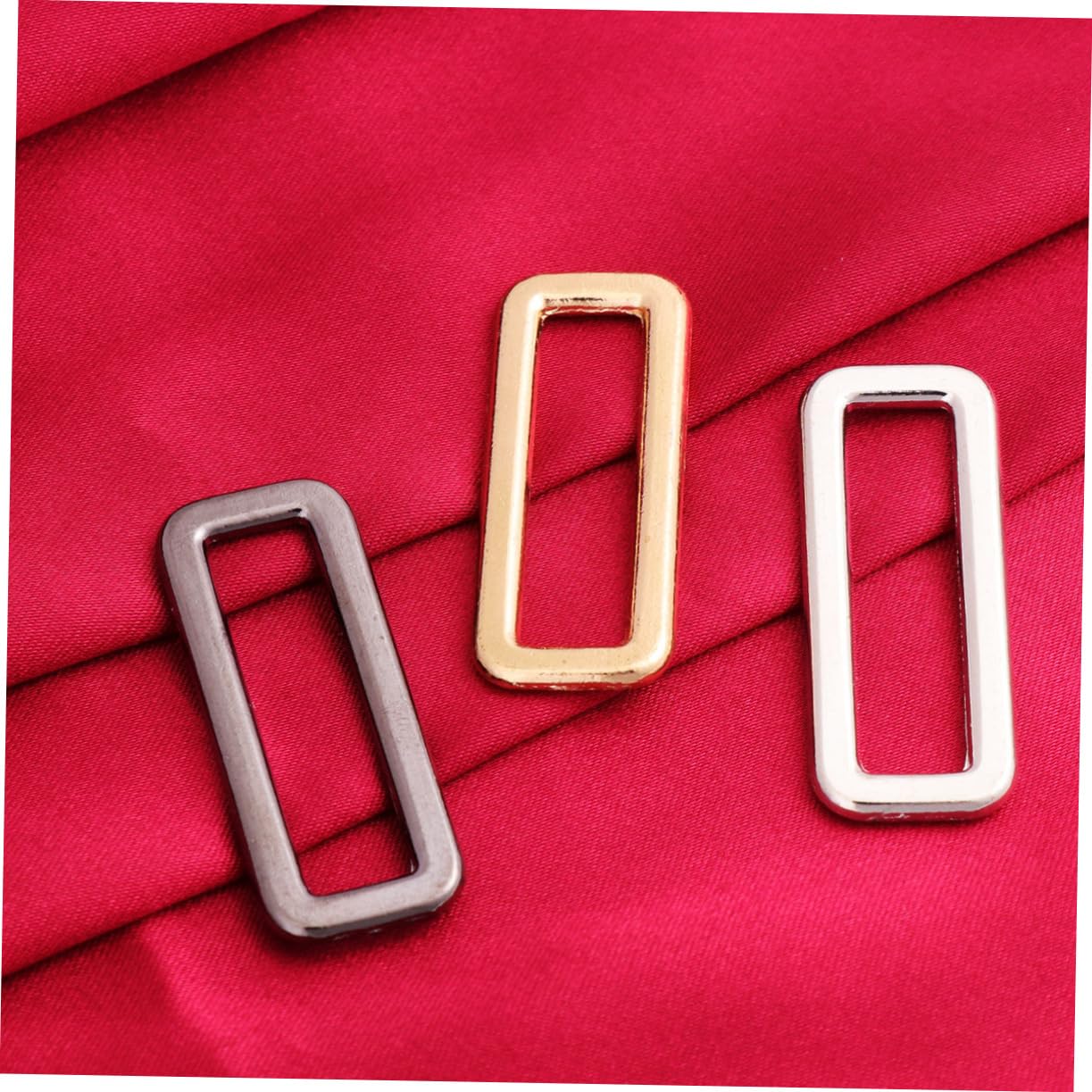 NUOBESTY 30 Uds Accesorios Suite Rodillo Llavero Hebilla Cuadrada