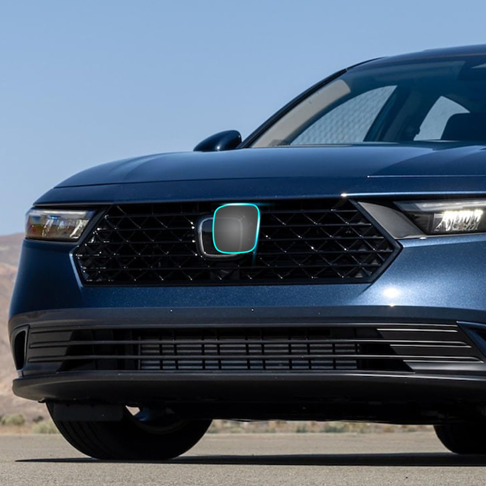 FDAIUN for 2023-2025 Honda Accord Car Smoked Emblem Protection Film 8.5MIL TPU Blacked Logo Protection Accessories