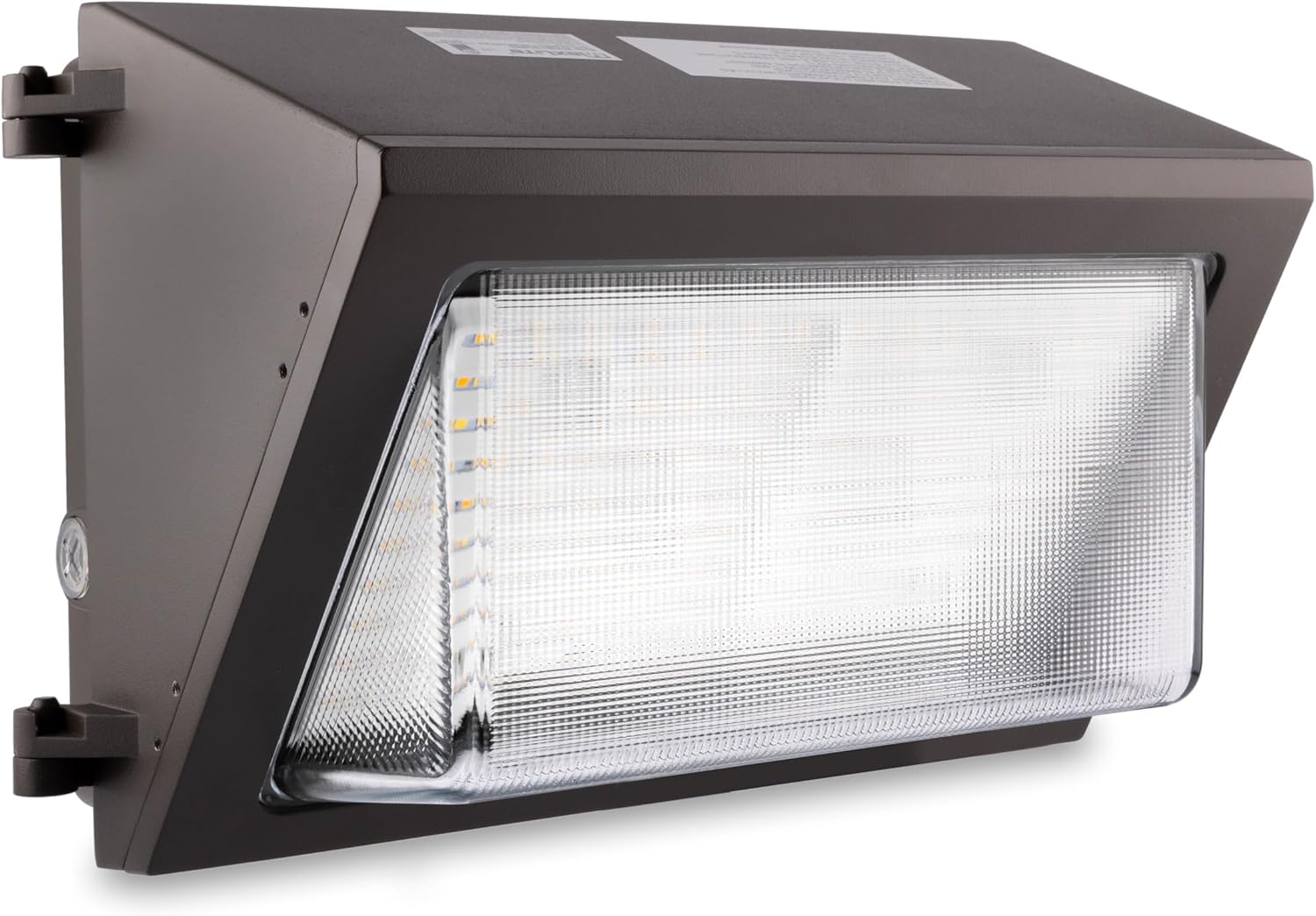 Maxlite WCF60U-WCSBPC Wallpack Open Face LED Light Bronze Finish - 40W, 50W, 60W, 200W Replacement, 120-277V, Color Selectable, 3000K, 4000K, 5000K, Photocell Dusk to Dawn Sensor