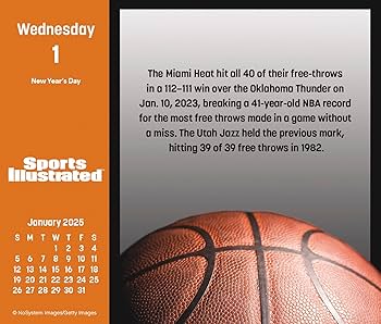 2020スポーツイラストレイテッドビッグカレンダー 2025 Sports Illustrated Sports Day-at-a-Time Box Calendar