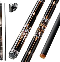 Vista 12 de KONLLEN Carbon Fiber Pool Cue Stick 58-inch Professional Pool Sticks for Adults Full Carbon Technology Low Deflection Pool Cue Billiard Cues with