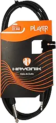 HAYONIK, Cabo P2 estéreo para P10 Mono Linha Player 1,8M