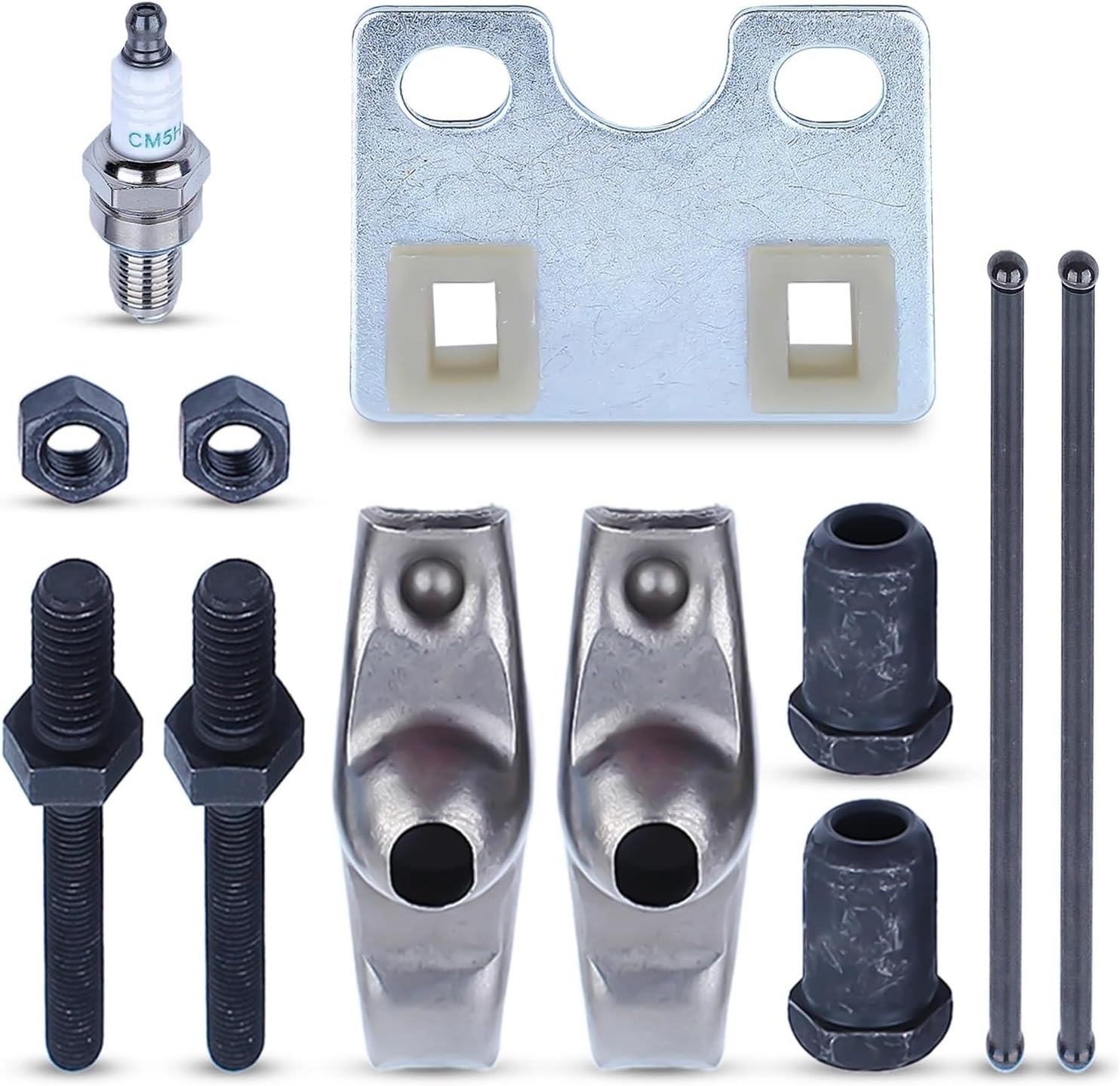 Gas Engine Valve Push Rod Guide Plate Rocker Arm for GX340 GX390 11HP 13HP 14410-ZE3-013 14431-ZE2-010 14791-ZE2-010