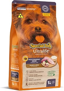 Special Dog Ultralife Sênior Raças Pequenas Sabor Frango e Arroz 1kg