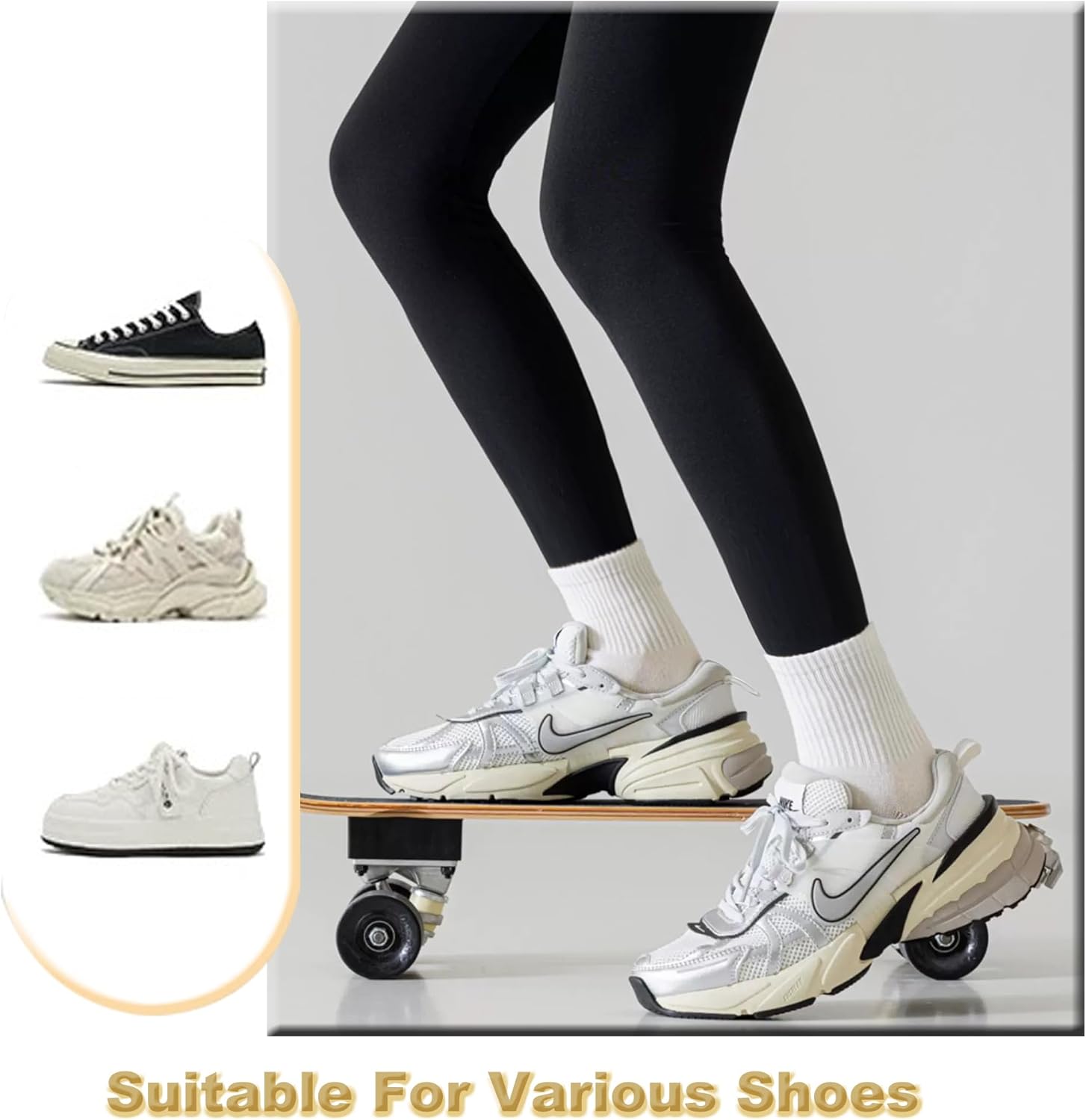 MAGIARTE Womens Mini Crew Cotton Socks Light Weight (no cushion) Arch Support Breathable Multi sports Socks for Women 6 Pack - Image 4