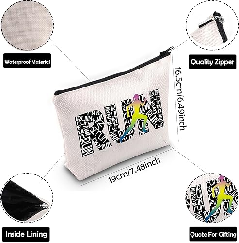 Miniatura 3 de ZJXHPO Running Lover - Kit de supervivencia para corredor, bolsa de cosméticos para amantes de la maratón, regalo inspirado en el equipo de correr,