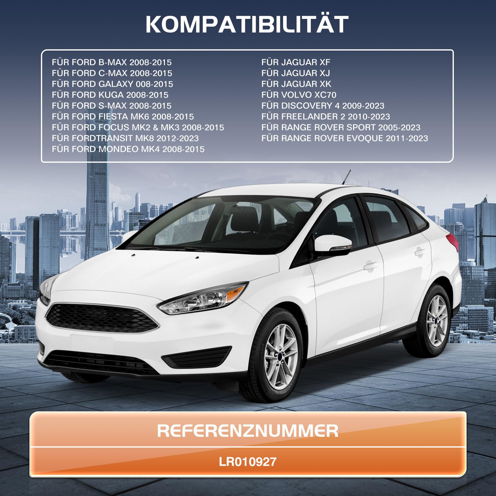 Parksensor PDC Sensor Einparkhilfe Parkassistent Hinten Vorne Passend Für Ford Focus Fiesta Mondeo S-MAX, für Land Rover Range, für Jaguar XF XJ LR010927