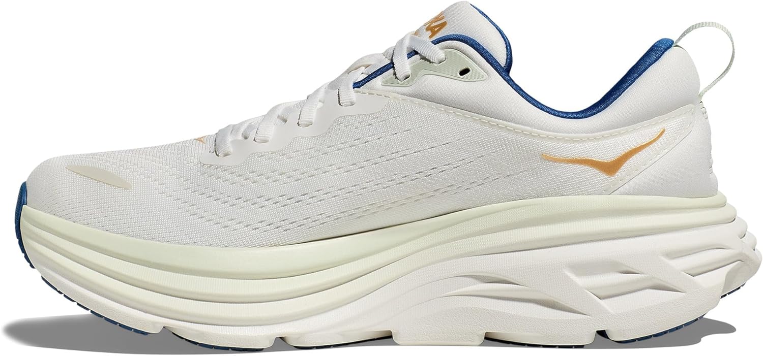 Hoka Men's Bondi 8 Frost/Gold 12.5 Medium