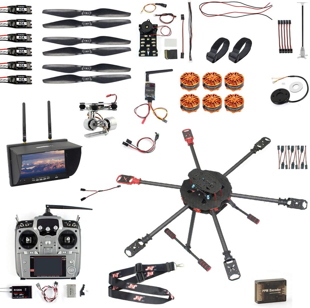 QWinOut Q705 DIY Drone Kit Helicopter T18 PRO /AT9S/FSi6