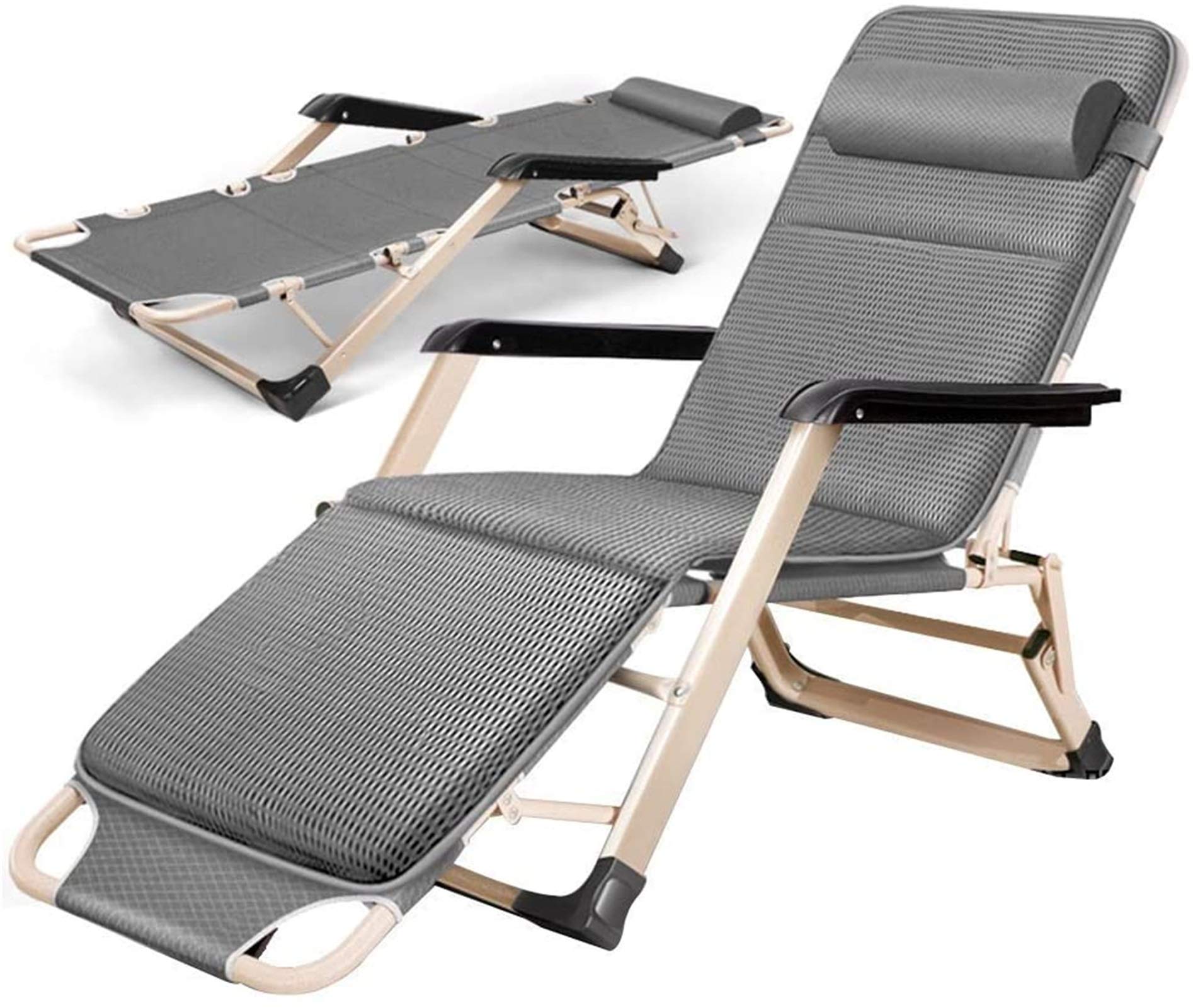 Chaise de sieste de bureau pliante pour soulager le dos durant la pause