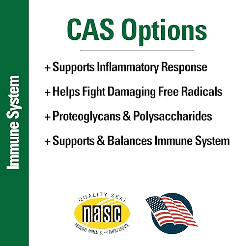 Miniatura 4 de Vet Classics CAS Options Soporte inmunológico de fuerza extra para perros gatos  Suplemento de salud para mascotas Cuidado antioxidante para perros