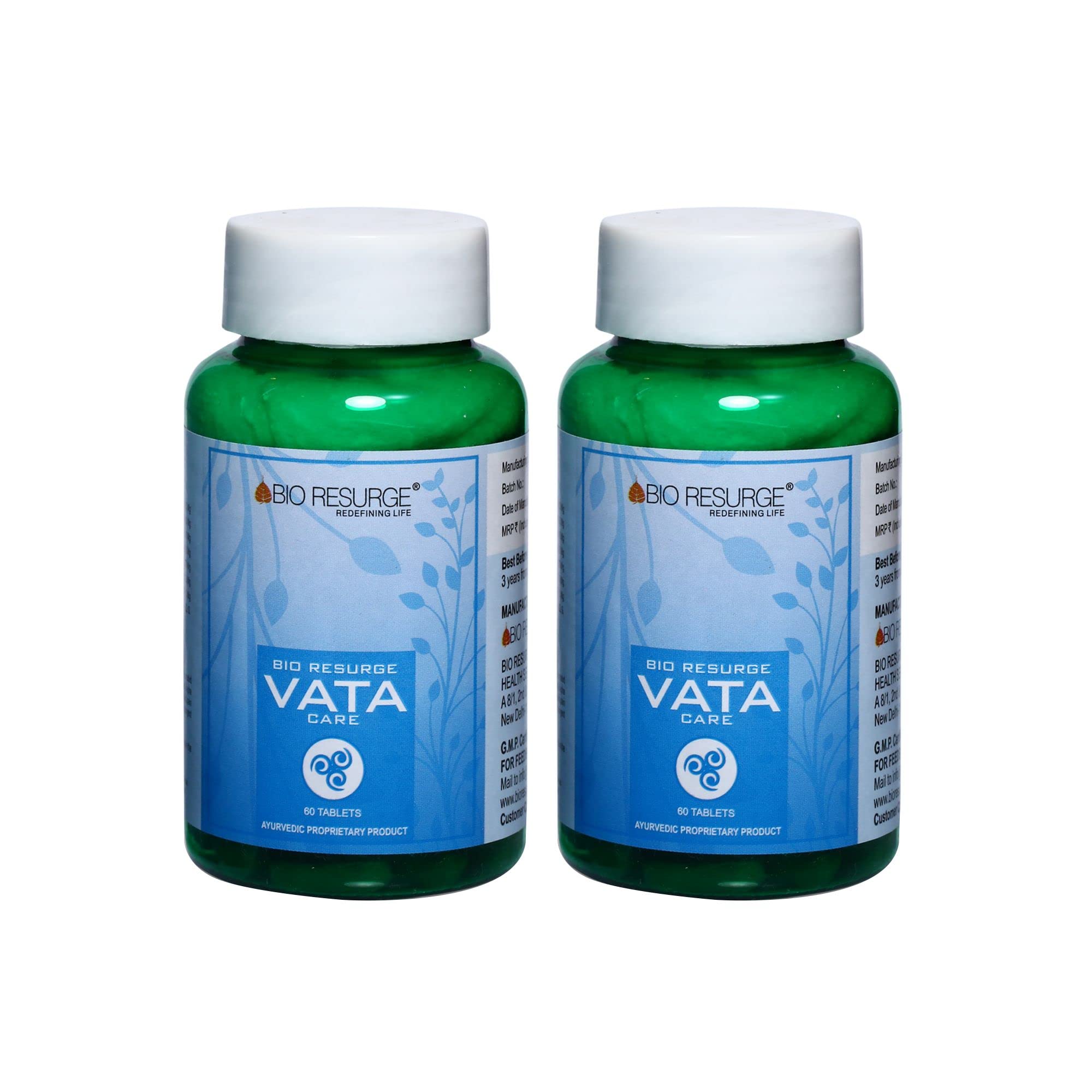 BIO RESURGE LIFE Bio Resurge Pitta Vatta Kapha Dosha Balance Medicine (Vata Dosha Pack Of 2), Tablet (B09QSVJ629) Amazon Price History, Amazon Price Tracker