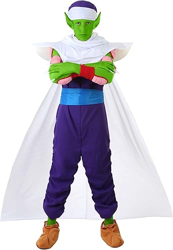 Dragon Ball Z - Disfraz de Piccolo DBZ para niños, disfraz de Piccolo DBZ para cosplay de anime