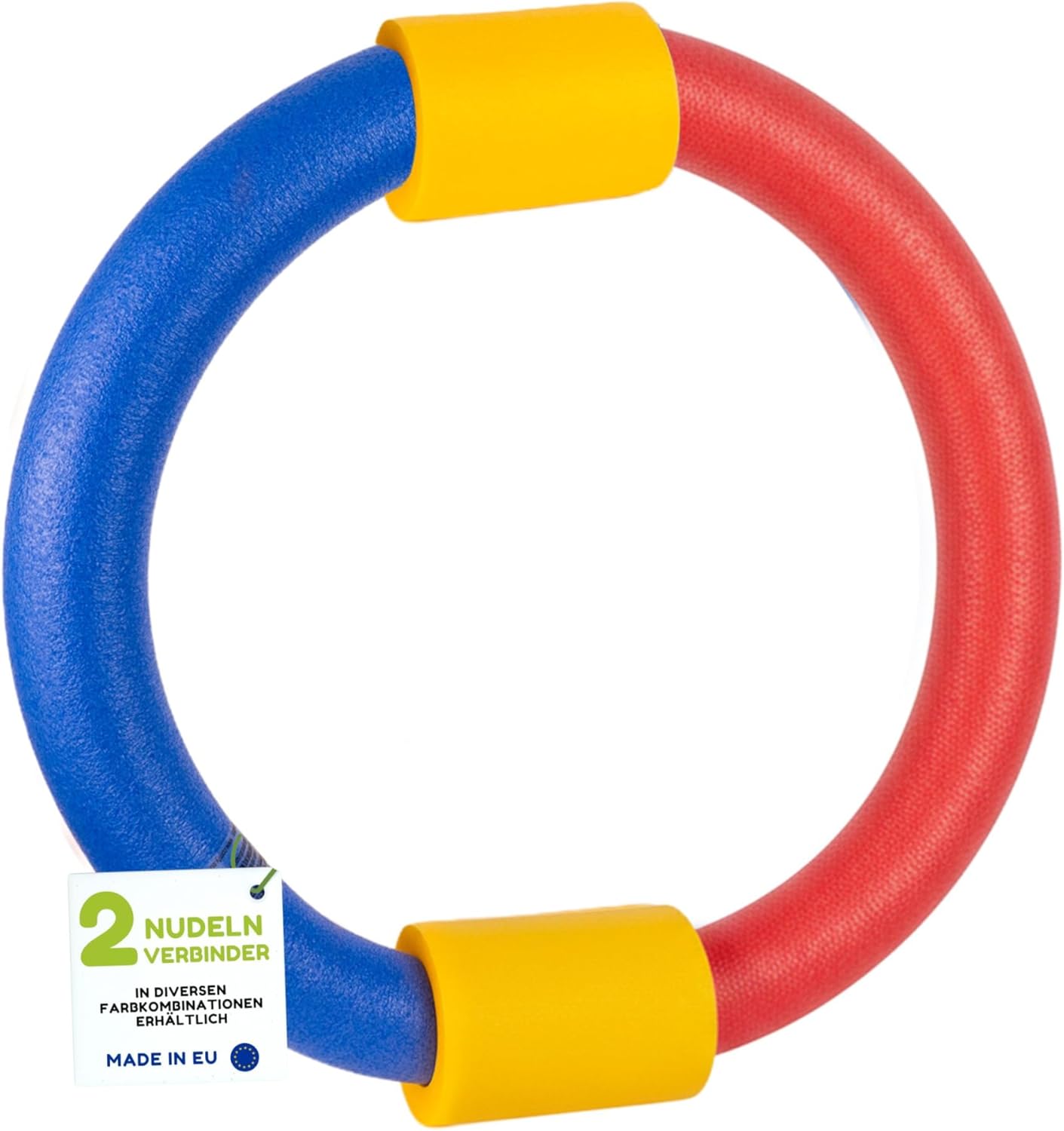 Swimming Noodle Set 160 cm - Pool Noodle & Swimming Aid in Various Quantities & Connector Variants - 9 Colours to Choose From