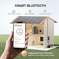 Vista 6 de LiTime MPPT Controlador de carga solar (Bluetooth) – Regulador de panel solar -150 V, 100 amperios, 12/24/36/48 voltios para LiFePO4 y batería