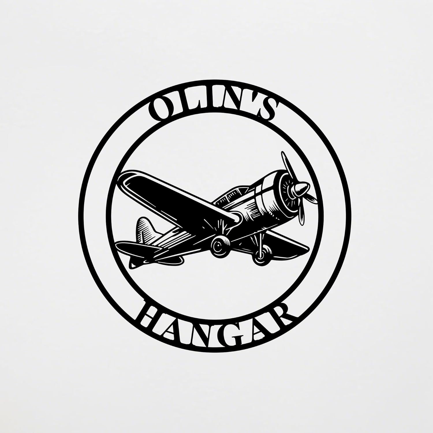 Custom Metal Airplane Wall Decor Airplane Name Sign Personalized Pilot Name Sign Aviation Home Office Decor Aircraft Lovers Gift