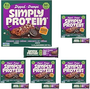 SimplyProtein Dipped Cookies and Cream 5ct (Pack of 5)