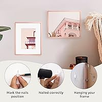 Vista 13 de Fun Memories Portarretratos de metal de 16 x 20 pulgadas con paspartú de 11 x 14 pulgadas, acabado de aluminio cepillado, parte delantera de vidrio