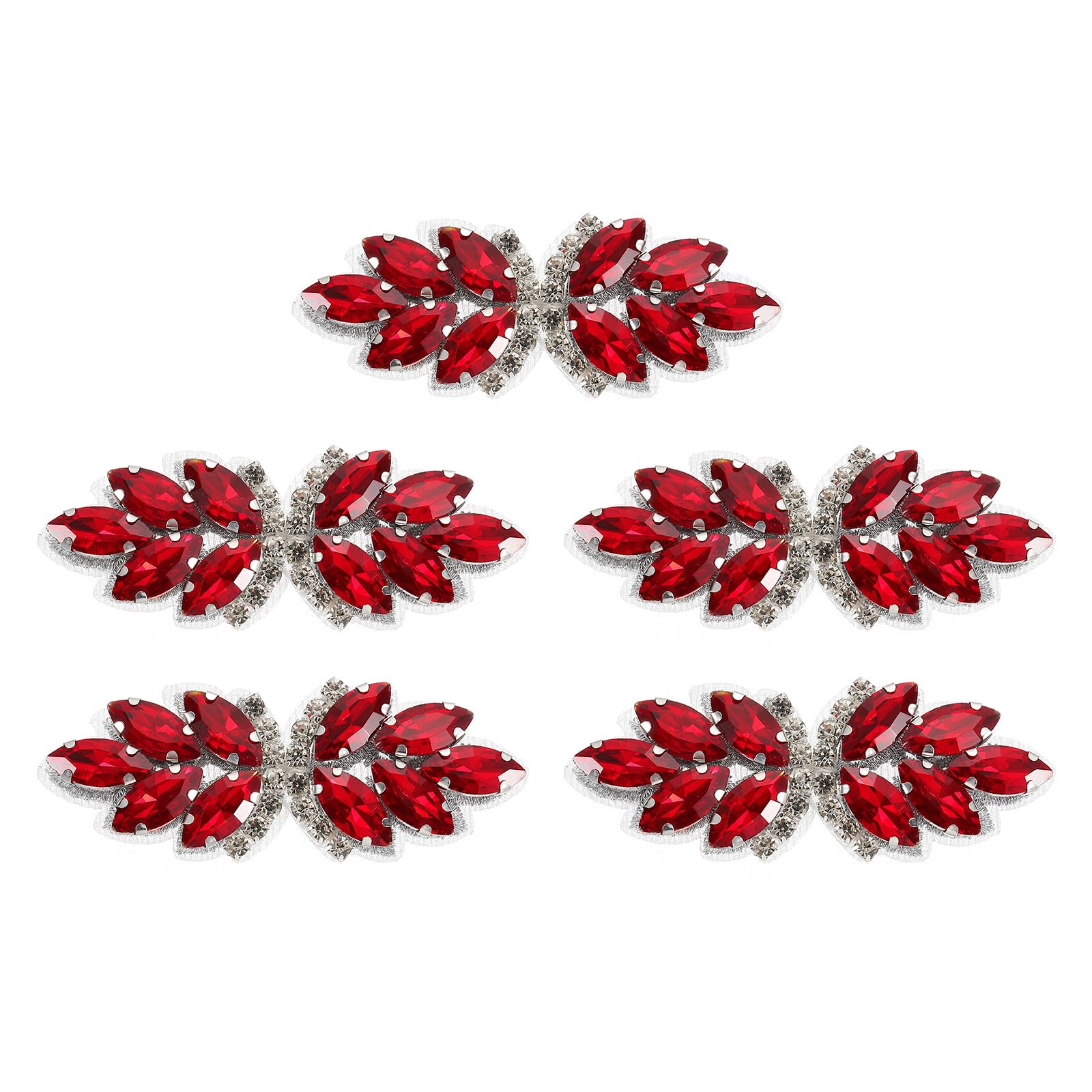 Écusson en strass fait main accessoire de luxe pour robe de mariée et ceinture de soirée