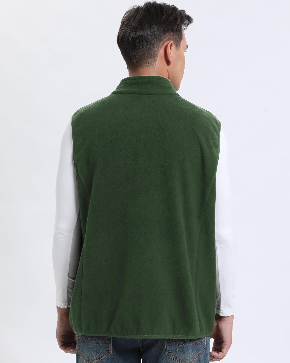 Argstar Polar Fleece Vest Men, Warm & Lightweight Casual Outdoor Full-Zip Vest with Pockets (S-2XL) - Image 2