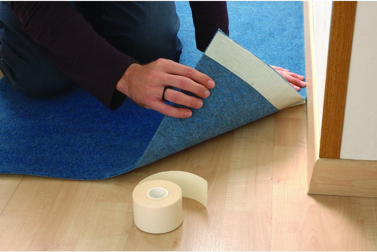 brinox Adhesive Tape for Carpet, White, B61080B