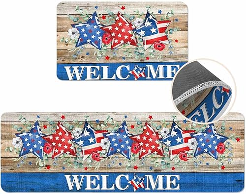 Vista 209 de Tapete de Feliz Navidad, tapete antideslizante para puerta delantera, baño, cocina, dormitorio, patio, entrada, 16 x 24 pulgadas, rojo, negro y verde